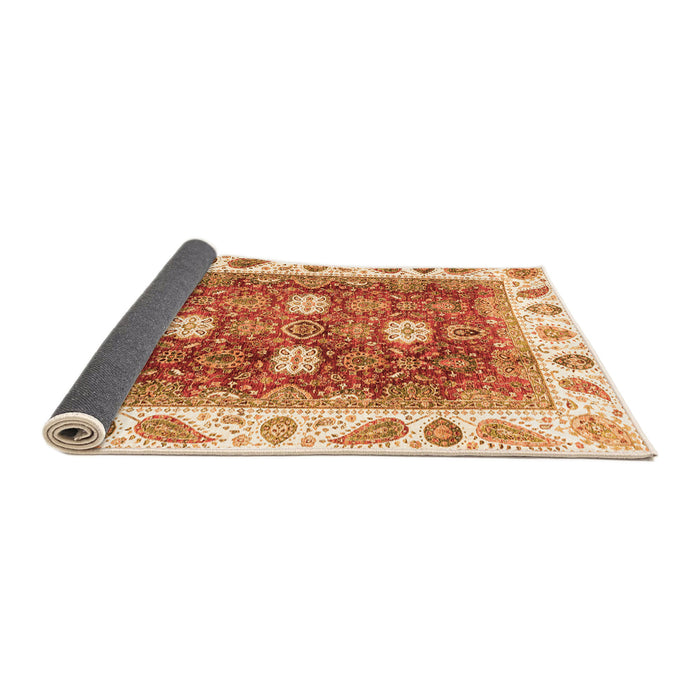 Sideview of Oriental Orange Traditional Rug, abs3602org