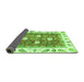 Sideview of Oriental Green Traditional Rug, abs3602grn