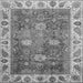 Square Oriental Gray Traditional Rug, abs3603gry