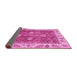 Sideview of Oriental Pink Traditional Rug, abs3603pnk