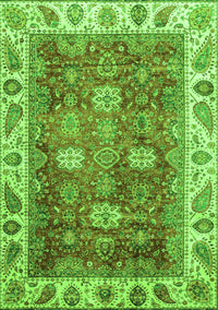 Oriental Green Traditional Rug, abs3603grn