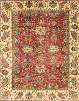 Abstract Yellow Orange Oriental Rug, abs3603