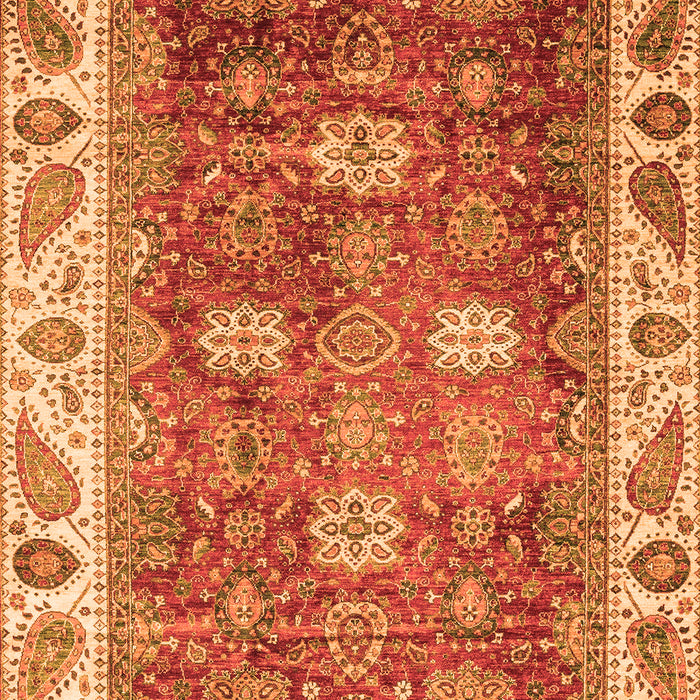 Oriental Orange Traditional Rug, abs3603org