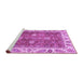 Sideview of Machine Washable Oriental Purple Traditional Area Rugs, wshabs3603pur