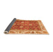 Sideview of Oriental Orange Traditional Rug, abs3603org