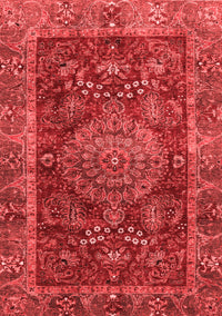 Abstract Red Modern Rug, abs3604red