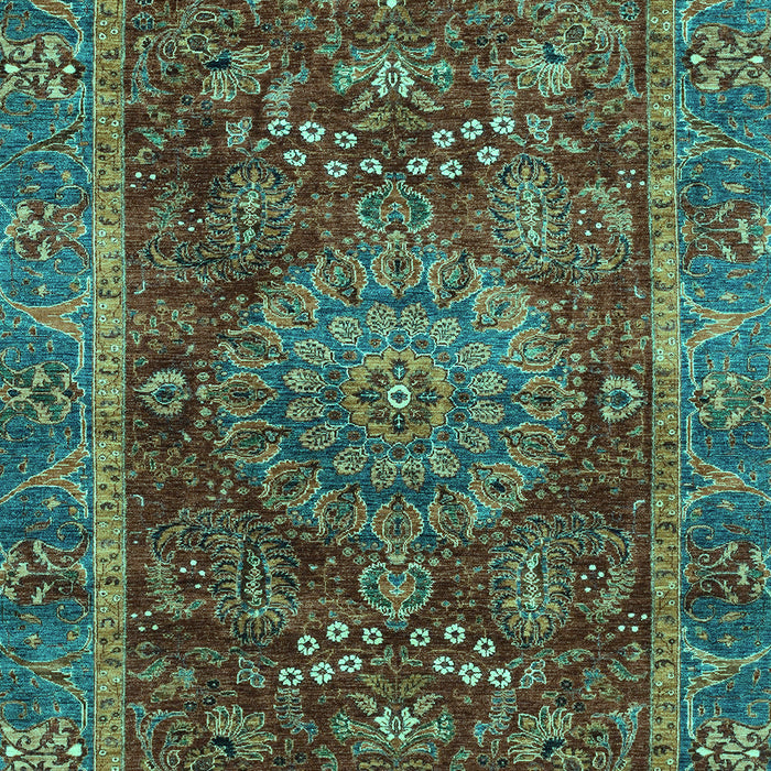 Abstract Turquoise Modern Rug, abs3604turq