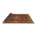 Sideview of Abstract Brown Modern Rug, abs3604brn