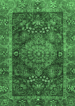 Abstract Emerald Green Modern Rug, abs3604emgrn