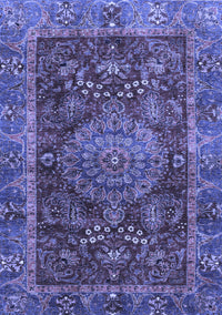 Abstract Blue Modern Rug, abs3604blu