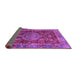 Sideview of Abstract Purple Modern Rug, abs3604pur