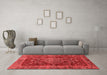 Modern Red Washable Rugs