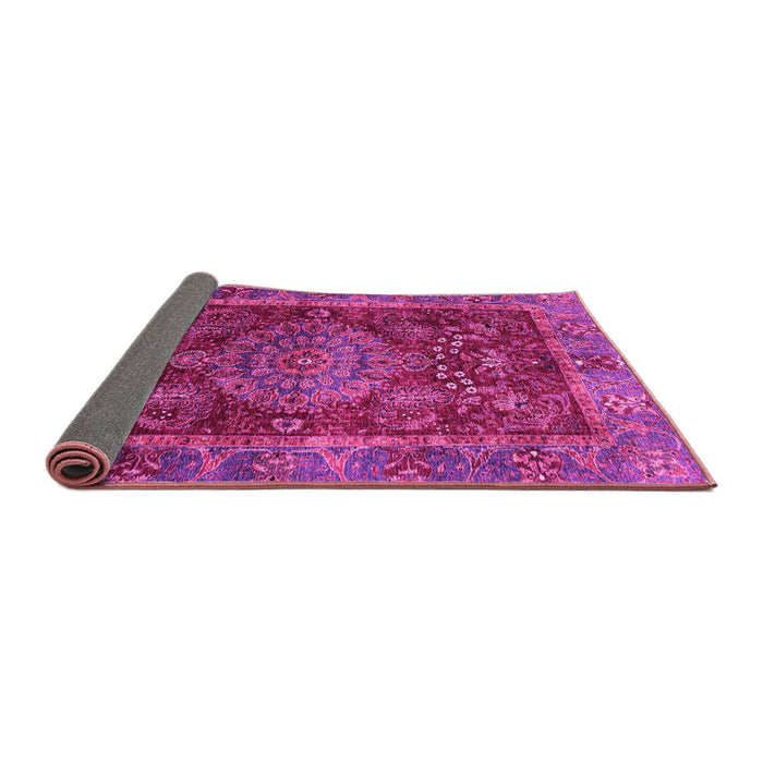 Sideview of Abstract Pink Modern Rug, abs3604pnk