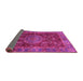 Sideview of Abstract Pink Modern Rug, abs3604pnk