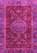 Machine Washable Abstract Pink Modern Rug, wshabs3604pnk