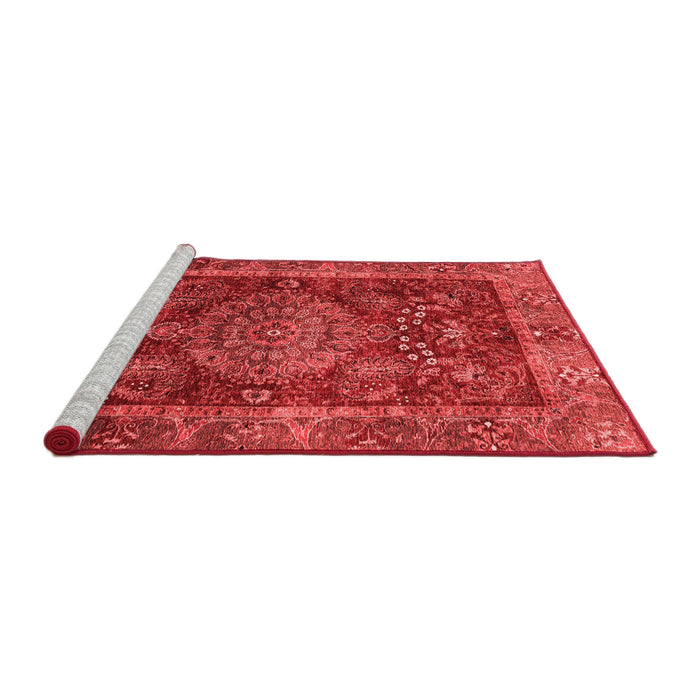 Modern Red Washable Rugs