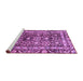 Sideview of Machine Washable Oriental Purple Traditional Area Rugs, wshabs3605pur