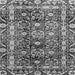 Square Machine Washable Oriental Gray Traditional Rug, wshabs3605gry