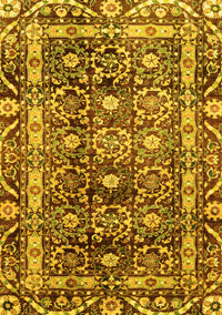 Oriental Yellow Traditional Rug, abs3605yw