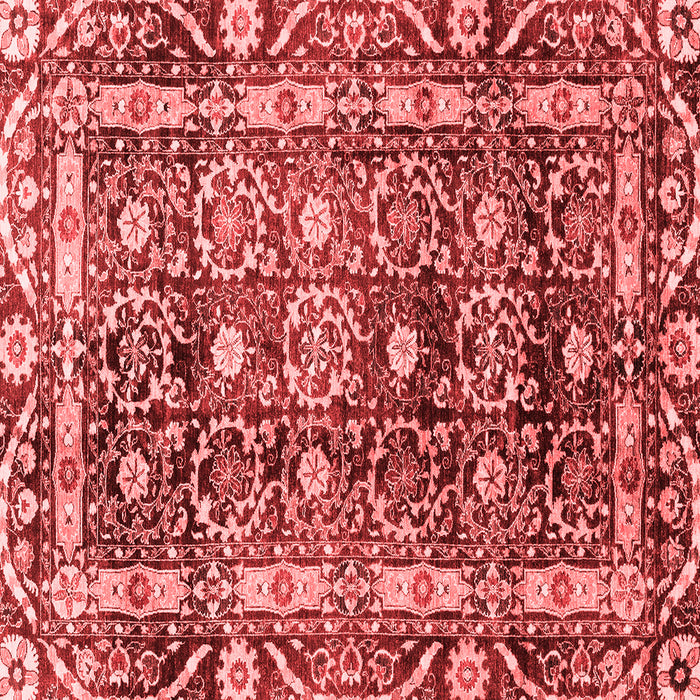 Machine Washable Oriental Red Traditional Rug, wshabs3605red