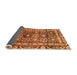 Sideview of Oriental Orange Traditional Rug, abs3605org