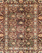 Abstract Saffron Red Oriental Rug, abs3605