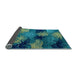 Sideview of Abstract Light Blue Modern Rug, abs3606lblu