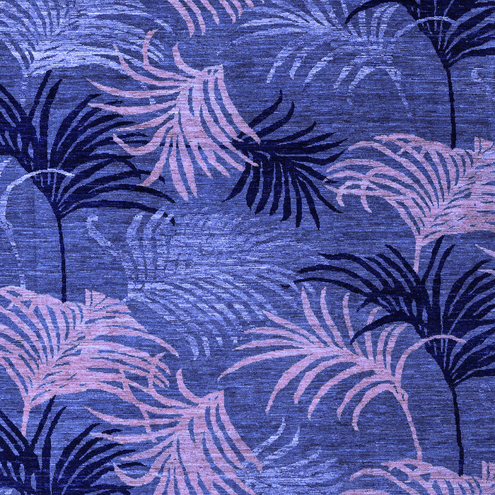 Machine Washable Abstract Blue Modern Rug, wshabs3606blu