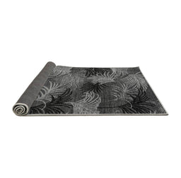 Sideview of Abstract Gray Modern Rug, abs3606gry