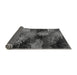 Sideview of Abstract Gray Modern Rug, abs3606gry