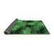 Sideview of Abstract Emerald Green Modern Rug, abs3606emgrn