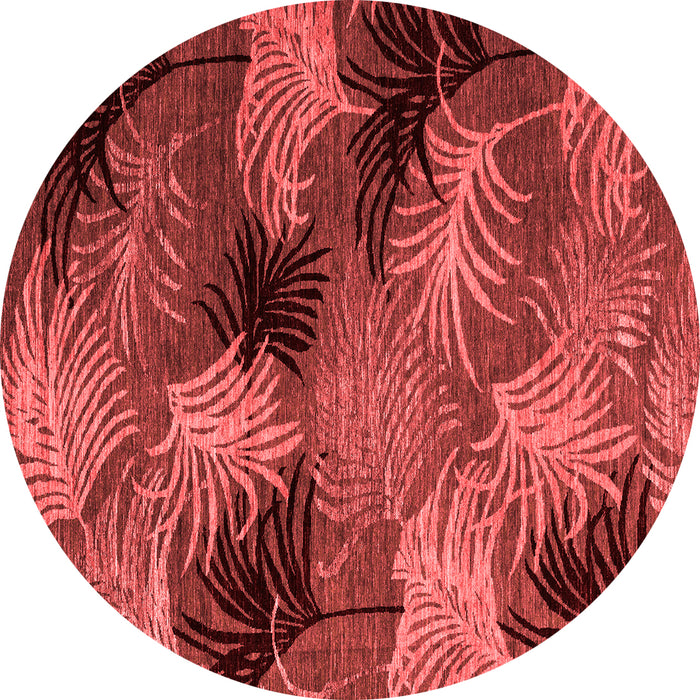 Machine Washable Abstract Red Modern Rug, wshabs3606red