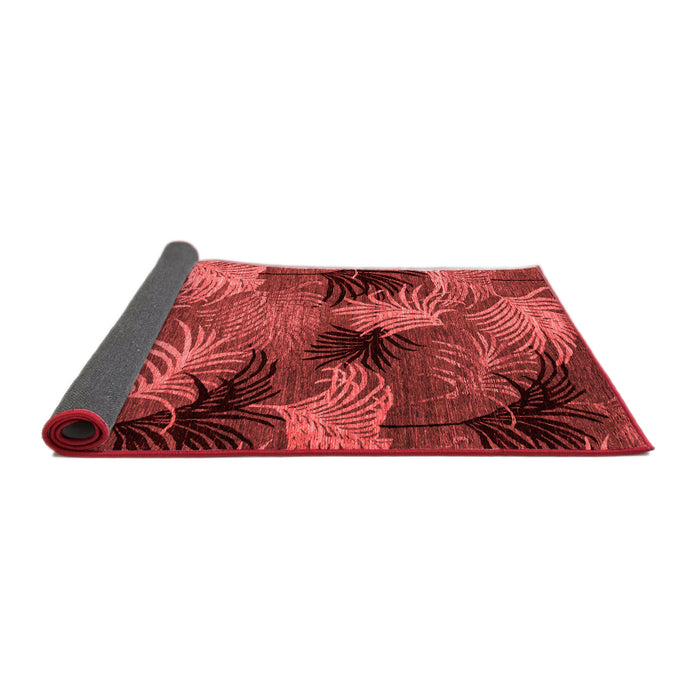 Abstract Red Modern Area Rugs