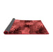 Abstract Red Modern Area Rugs