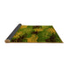 Sideview of Abstract Yellow Modern Rug, abs3606yw