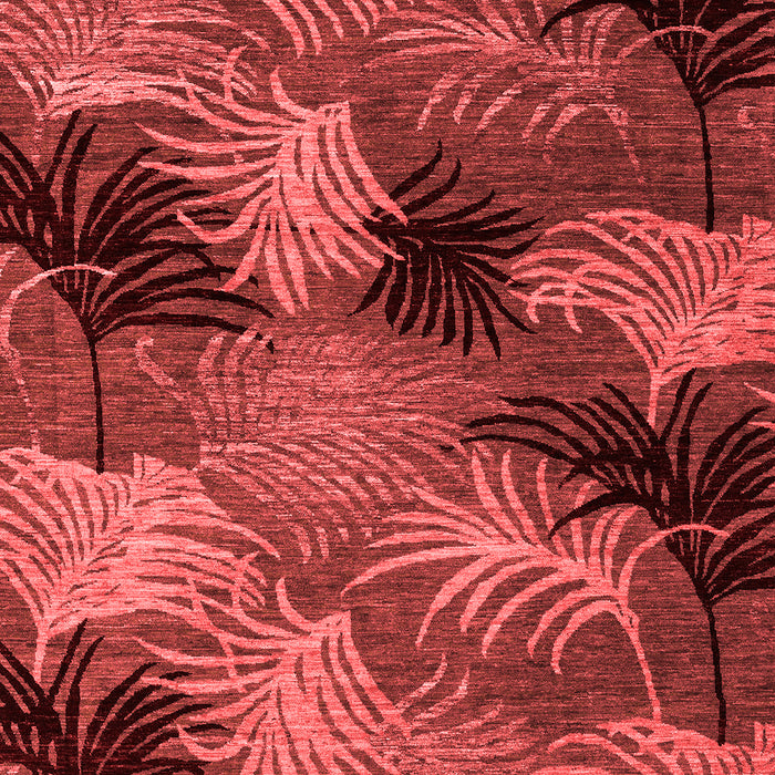 Abstract Red Modern Area Rugs