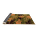 Sideview of Abstract Orange Modern Rug, abs3606org