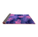 Sideview of Abstract Purple Modern Rug, abs3606pur