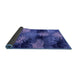 Sideview of Abstract Blue Modern Rug, abs3606blu