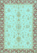 Oriental Light Blue Traditional Rug, abs3607lblu