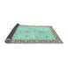 Sideview of Oriental Light Blue Traditional Rug, abs3607lblu