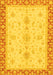 Machine Washable Oriental Yellow Traditional Rug, wshabs3607yw