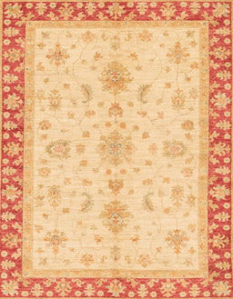 Abstract Mustard Yellow Oriental Rug, abs3607
