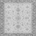 Square Oriental Gray Traditional Rug, abs3607gry