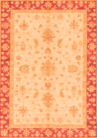 Oriental Orange Traditional Rug, abs3607org