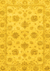 Oriental Yellow Traditional Rug, abs3608yw