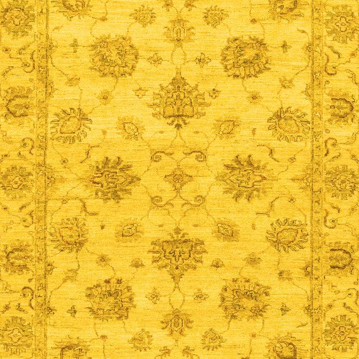 Oriental Yellow Traditional Rug, abs3608yw