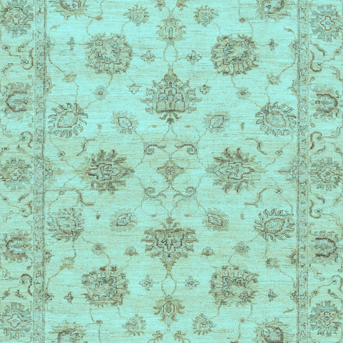 Machine Washable Oriental Light Blue Traditional Rug, wshabs3608lblu