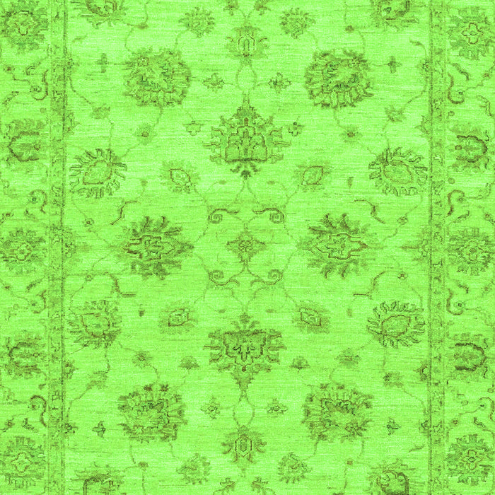 Machine Washable Oriental Green Traditional Area Rugs, wshabs3608grn
