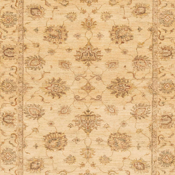 Machine Washable Abstract Yellow Rug, wshabs3608